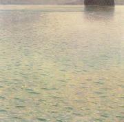 Gustav Klimt Island in Lake Atter (mk20) Spain oil painting artist